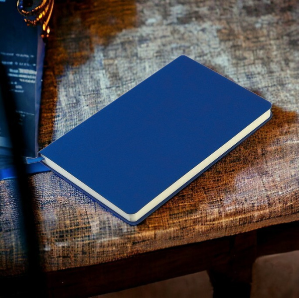 Блокнот A5 Molto в обложке из экокожи с листами в полоску / Скетчбук 256 страниц